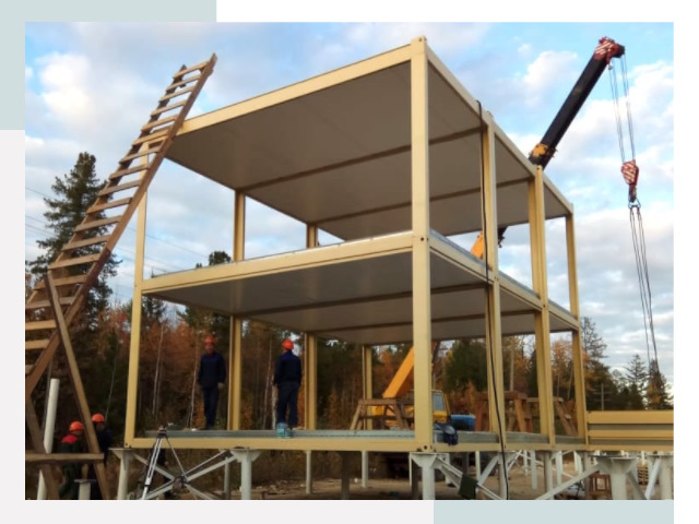 Строительство модульных здания Борзя