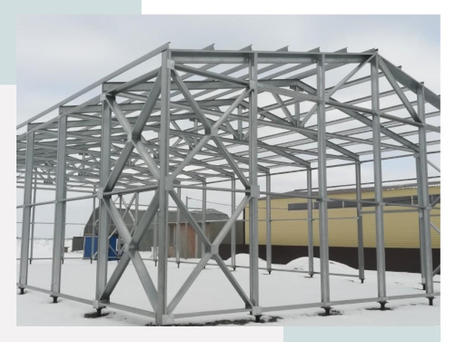 Каркасные ангары в Борзе