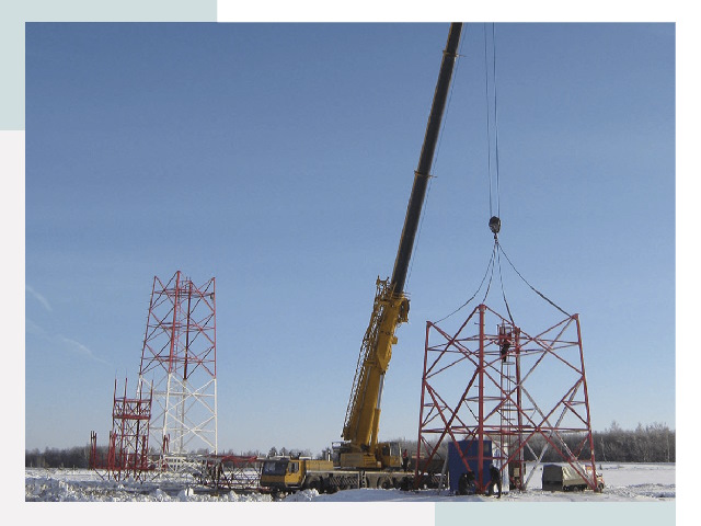 Монтаж вышек связи в Борзе