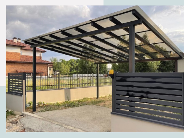 Металлические навесы в Борзя от 618 руб. за м²