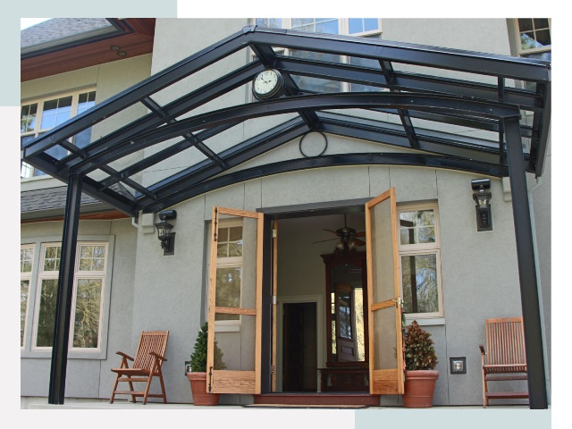 Козырьки металлические в Борзе