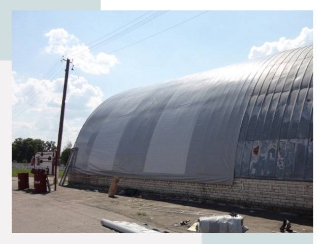 Ремонт ангаров в Борзе