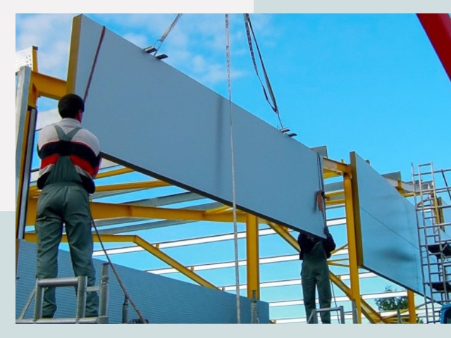 Монтаж сэндвич-панелей в Борзе от 618 руб.